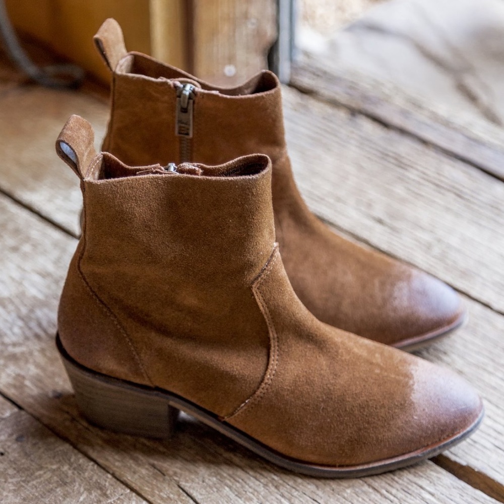 LATHER BOOTIE - Burnt Bronze